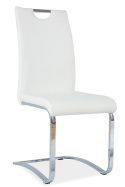 SIGNAL KRZESŁO H790 nogi CHROM/ BIAŁY EKOSKÓRA SIGNAL KRZESŁO H790 nogi CHROM/ BIAŁY EKOSKÓRA