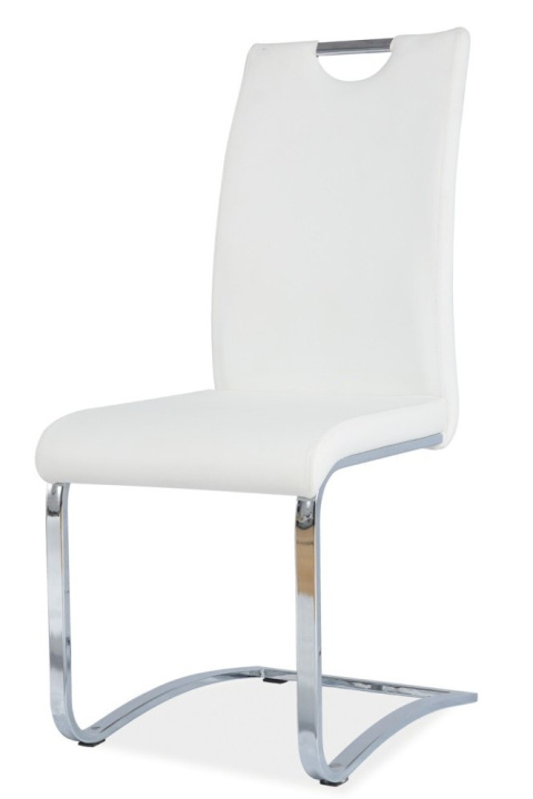 SIGNAL KRZESŁO H790 nogi CHROM/ BIAŁY EKOSKÓRA SIGNAL KRZESŁO H790 nogi CHROM/ BIAŁY EKOSKÓRA