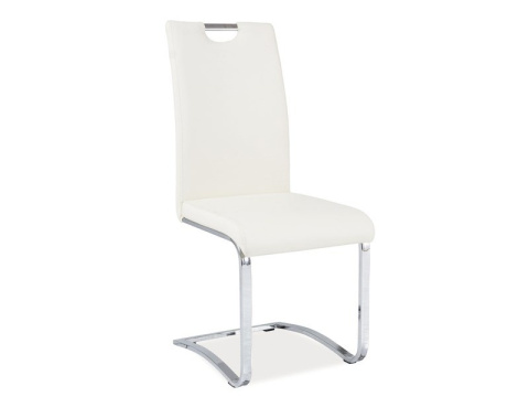 SIGNAL KRZESŁO H790 nogi CHROM/ BIAŁY EKOSKÓRA SIGNAL KRZESŁO H790 nogi CHROM/ BIAŁY EKOSKÓRA