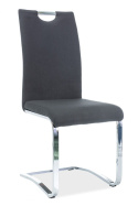 SIGNAL KRZESŁO H790 CHROM/CZARNY tkanina TAP.96 SIGNAL KRZESŁO H790 CHROM/CZARNY tkanina TAP.96