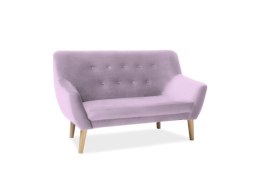 SIGNAL SOFA NORDIC 2 VELVET KOLOR ANTYCZNY RÓŻ BLUVEL 52 / BUK