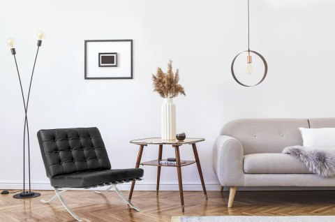 D2.DESIGN Fotel BA1 skóra naturalna czarna D2.DESIGN Fotel BA1 skóra naturalna czarna