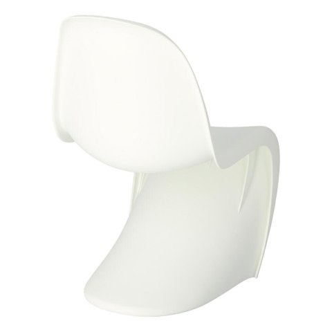 D2.DESIGN Krzesło Balance PP białe tworzywo PP nowoczesnr stabilne i wygodne kształt litery S D2.DESIGN Krzesło Balance PP białe tworzywo PP nowoczesnr stabilne i wygodne kształt litery S
