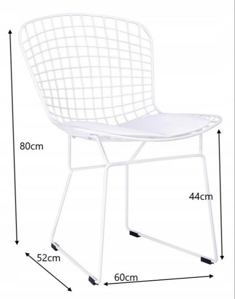 KRZESŁO NET SOFT METAL CHROMOWANY - CZARNA PODUSZKA EKOSKÓRA King Home NA PŁOZACH KRZESŁO NET SOFT METAL CHROMOWANY - CZARNA PODUSZKA EKOSKÓRA King Home NA PŁOZACH