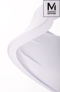 MODESTO wygodne krzesło HOVER białe mat - polipropylen nowoczesne i stabilne