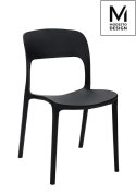 MODESTO stabilne krzesło ZING czarne - polipropylen