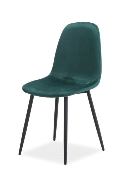 SIGNAL KRZESŁO FOX VELVET CZARNY / ZIELONY TAP.89 SIGNAL KRZESŁO FOX VELVET CZARNY / ZIELONY TAP.89