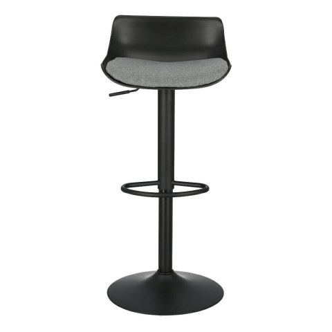 Simplet Hoker Stołek barowy Bar One Tap Simplet czarny mat na siedzisku poduszka siedzisko obrotowe regulacja wysokości podpórka Simplet Hoker Stołek barowy Bar One Tap Simplet czarny mat na siedzisku poduszka siedzisko obrotowe regulacja wysokości podpórka