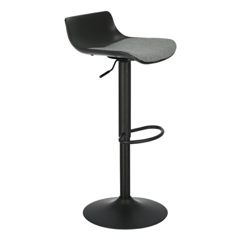 Simplet Hoker Stołek barowy Bar One Tap Simplet czarny mat na siedzisku poduszka siedzisko obrotowe regulacja wysokości podpórka Simplet Hoker Stołek barowy Bar One Tap Simplet czarny mat na siedzisku poduszka siedzisko obrotowe regulacja wysokości podpórka