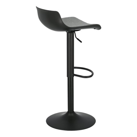 Simplet Hoker Stołek barowy Bar One Tap Simplet czarny mat na siedzisku poduszka siedzisko obrotowe regulacja wysokości podpórka Simplet Hoker Stołek barowy Bar One Tap Simplet czarny mat na siedzisku poduszka siedzisko obrotowe regulacja wysokości podpórka