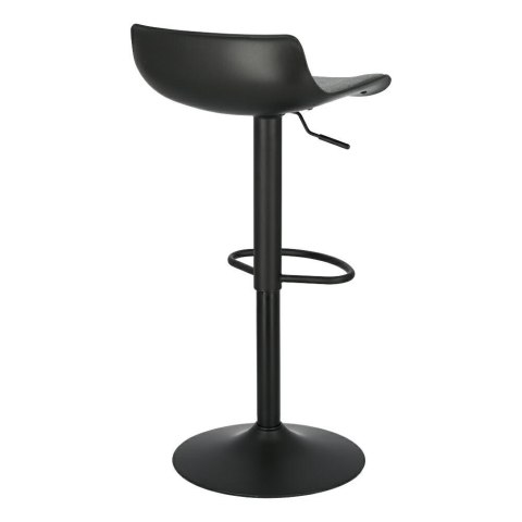 Simplet Hoker Stołek barowy Bar One Tap Simplet czarny mat na siedzisku poduszka siedzisko obrotowe regulacja wysokości podpórka Simplet Hoker Stołek barowy Bar One Tap Simplet czarny mat na siedzisku poduszka siedzisko obrotowe regulacja wysokości podpórka