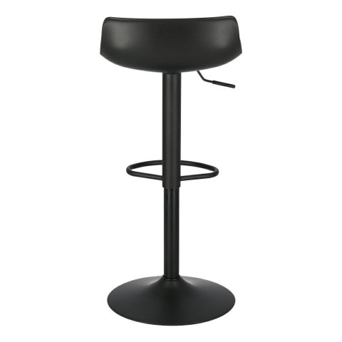 Simplet Hoker Stołek barowy Bar One Tap Simplet czarny mat na siedzisku poduszka siedzisko obrotowe regulacja wysokości podpórka Simplet Hoker Stołek barowy Bar One Tap Simplet czarny mat na siedzisku poduszka siedzisko obrotowe regulacja wysokości podpórka