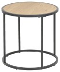 ACTONA Stolik Seaford Dąb okrągły 45x45 ACTONA Stolik Seaford Dąb okrągły 45x45