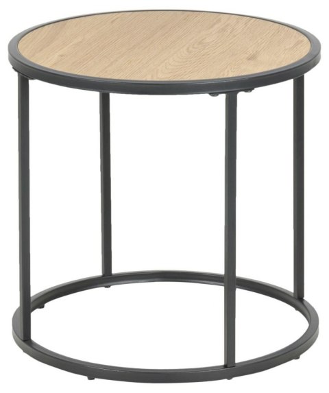 ACTONA Stolik Seaford Dąb okrągły 45x45 ACTONA Stolik Seaford Dąb okrągły 45x45