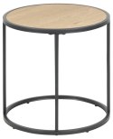 ACTONA Stolik Seaford Dąb okrągły 45x45 ACTONA Stolik Seaford Dąb okrągły 45x45