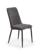 Halmar K368 krzesło popielate / czarne tkanina+ekoskóra/metal Halmar K368 krzesło popielate / czarne tkanina+ekoskóra/metal