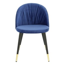 Intesi Krzesło Kotte Velvet niebieskie