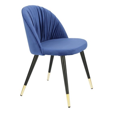 Intesi Krzesło Kotte Velvet niebieskie Intesi Krzesło Kotte Velvet niebieskie