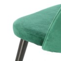 Intesi Krzesło Kotte Velvet zielone Intesi Krzesło Kotte Velvet zielone