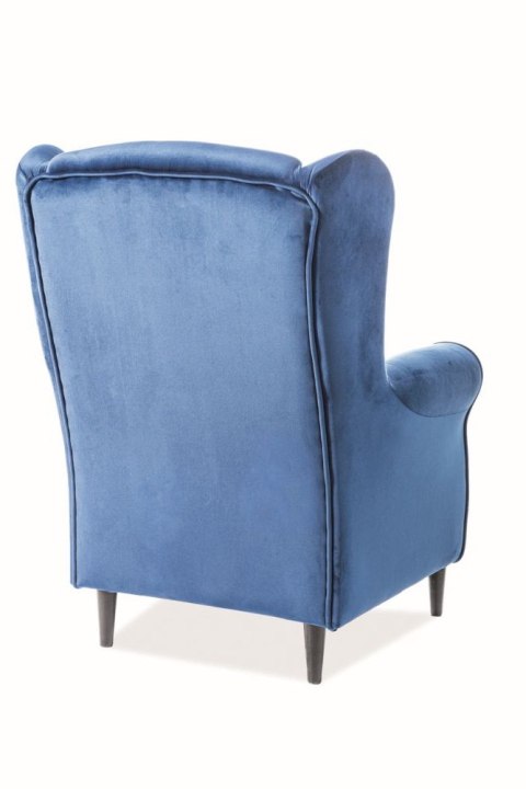 SIGNAL FOTEL BARON VELVET GRANATOWY BLUVEL 86 / WENGE SIGNAL FOTEL BARON VELVET GRANATOWY BLUVEL 86 / WENGE