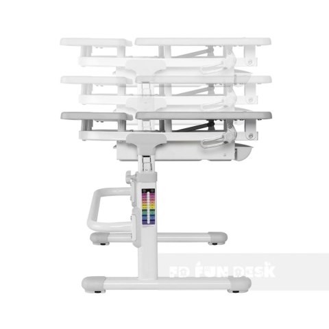 Fun Desk Biurko dziecięce Lavoro L Grey regulowane szare Fun Desk Biurko dziecięce Lavoro L Grey regulowane szare