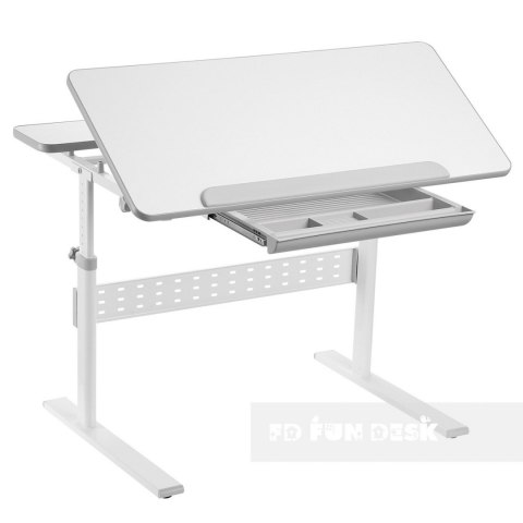 Fun Desk Colore Grey biurko regulowane białe szare