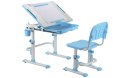 Fun Desk Cubby Karo Blue BIURKO+KRZESŁO regulowane Białe Niebieskie dla dziecka Fun Desk Cubby Karo Blue BIURKO+KRZESŁO regulowane Białe Niebieskie dla dziecka