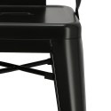 HOKER KRZESŁO BAROWE Paris Back short 66 cm CZARNY insp. Tolix D2.DESIGN METALOWY Z OPARCIEM I PODNÓŻKIEM MOŻNA SZTAPLOWAĆ HOKER KRZESŁO BAROWE Paris Back short 66 cm CZARNY insp. Tolix D2.DESIGN METALOWY Z OPARCIEM I PODNÓŻKIEM MOŻNA SZTAPLOWAĆ