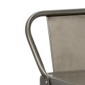 D2.DESIGN Hoker Stołek barowy z oparciem Paris Back short 66cm metaliczny insp. Tolix metal malowany proszkowo podpórka na nogi D2.DESIGN Hoker Stołek barowy z oparciem Paris Back short 66cm metaliczny insp. Tolix metal malowany proszkowo podpórka na nogi