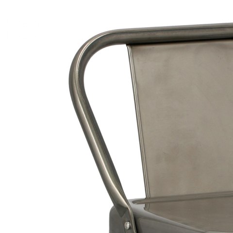 D2.DESIGN Hoker Stołek barowy z oparciem Paris Back short 66cm metaliczny insp. Tolix metal malowany proszkowo podpórka na nogi D2.DESIGN Hoker Stołek barowy z oparciem Paris Back short 66cm metaliczny insp. Tolix metal malowany proszkowo podpórka na nogi