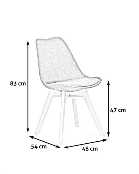 Halmar K303 krzesło tapicerowane ciemny zielony / buk - tkanina / drewno lite Halmar K303 krzesło tapicerowane ciemny zielony / buk - tkanina / drewno lite