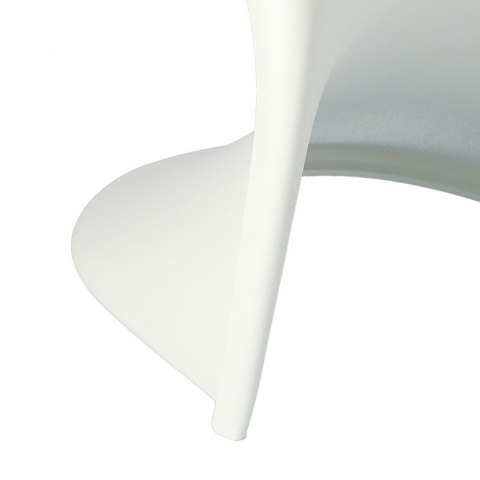 D2.DESIGN Krzesło Balance PP białe tworzywo PP nowoczesnr stabilne i wygodne kształt litery S D2.DESIGN Krzesło Balance PP białe tworzywo PP nowoczesnr stabilne i wygodne kształt litery S