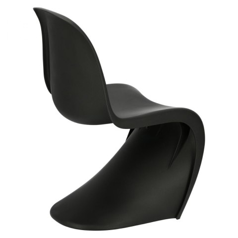 D2.DESIGN Krzesło Balance wytrzymałe i lekkie, tworzywo PP czarne, można szaplować D2.DESIGN Krzesło Balance wytrzymałe i lekkie, tworzywo PP czarne, można szaplować