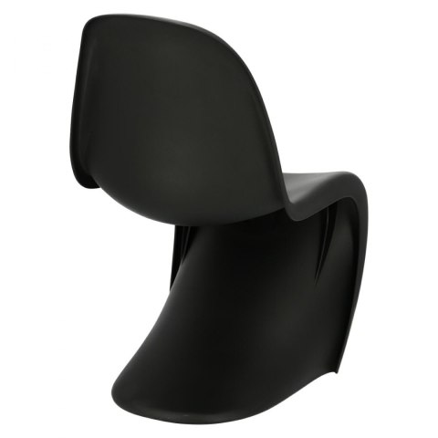 D2.DESIGN Krzesło Balance wytrzymałe i lekkie, tworzywo PP czarne, można szaplować D2.DESIGN Krzesło Balance wytrzymałe i lekkie, tworzywo PP czarne, można szaplować