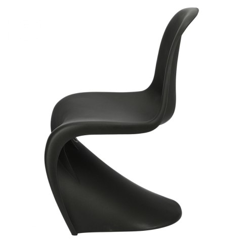 D2.DESIGN Krzesło Balance wytrzymałe i lekkie, tworzywo PP czarne, można szaplować D2.DESIGN Krzesło Balance wytrzymałe i lekkie, tworzywo PP czarne, można szaplować