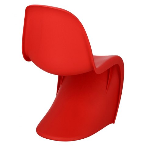 KRZESŁO Balance tworzywo PP CZERWONE D2.DESIGN KSZTAŁT LITERY S MOŻNA SZTAPLOWAĆ KRZESŁO Balance tworzywo PP CZERWONE D2.DESIGN KSZTAŁT LITERY S MOŻNA SZTAPLOWAĆ