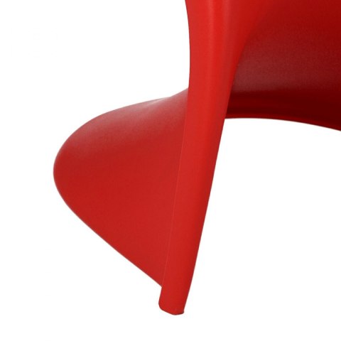 KRZESŁO Balance tworzywo PP CZERWONE D2.DESIGN KSZTAŁT LITERY S MOŻNA SZTAPLOWAĆ KRZESŁO Balance tworzywo PP CZERWONE D2.DESIGN KSZTAŁT LITERY S MOŻNA SZTAPLOWAĆ