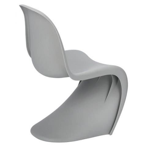 D2.DESIGN Krzesło Balance wytrzymałe i lekkie tworzywo PP szare jasne można sztaplować D2.DESIGN Krzesło Balance wytrzymałe i lekkie tworzywo PP szare jasne można sztaplować