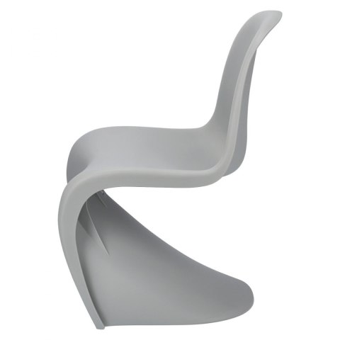 D2.DESIGN Krzesło Balance wytrzymałe i lekkie tworzywo PP szare jasne można sztaplować D2.DESIGN Krzesło Balance wytrzymałe i lekkie tworzywo PP szare jasne można sztaplować