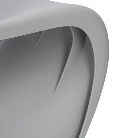 D2.DESIGN Krzesło Balance wytrzymałe i lekkie tworzywo PP szare jasne można sztaplować D2.DESIGN Krzesło Balance wytrzymałe i lekkie tworzywo PP szare jasne można sztaplować