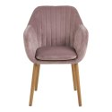 ACTONA Krzesło Emilia Velvet dusty rose ACTONA Krzesło Emilia Velvet dusty rose