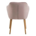 ACTONA Krzesło Emilia Velvet dusty rose ACTONA Krzesło Emilia Velvet dusty rose