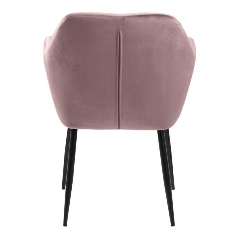 ACTONA Krzesło Emilia Velvet dusty rose/black ACTONA Krzesło Emilia Velvet dusty rose/black