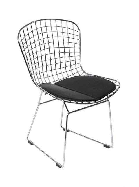 D2.DESIGN Krzesło Harry czarna poduszka D2.DESIGN Krzesło Harry czarna poduszka