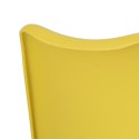 Intesi Krzesło Norden Star Square PP żółte 1610 tworzywo siedzisko poduszka ekoskóra nogi drewno lite bukowe naturalny Intesi Krzesło Norden Star Square PP żółte 1610 tworzywo siedzisko poduszka ekoskóra nogi drewno lite bukowe naturalny