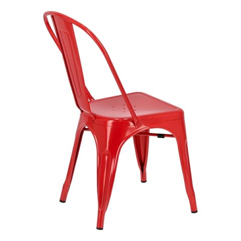 KRZESŁO Paris D2.DESIGN CZERWONE inspirowane Tolix metal malowany MOŻNA SZTAPLOWAĆdo domu i lokalu KRZESŁO Paris D2.DESIGN CZERWONE inspirowane Tolix metal malowany MOŻNA SZTAPLOWAĆdo domu i lokalu