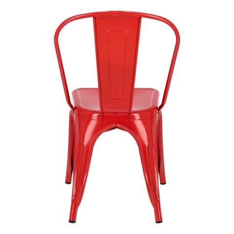 KRZESŁO Paris D2.DESIGN CZERWONE inspirowane Tolix metal malowany MOŻNA SZTAPLOWAĆdo domu i lokalu KRZESŁO Paris D2.DESIGN CZERWONE inspirowane Tolix metal malowany MOŻNA SZTAPLOWAĆdo domu i lokalu