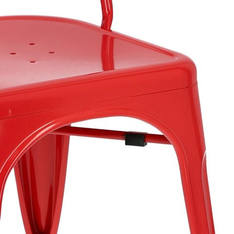 KRZESŁO Paris D2.DESIGN CZERWONE inspirowane Tolix metal malowany MOŻNA SZTAPLOWAĆdo domu i lokalu KRZESŁO Paris D2.DESIGN CZERWONE inspirowane Tolix metal malowany MOŻNA SZTAPLOWAĆdo domu i lokalu