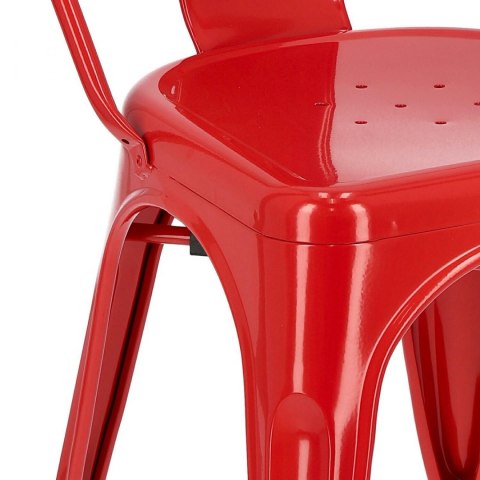 KRZESŁO Paris D2.DESIGN CZERWONE inspirowane Tolix metal malowany MOŻNA SZTAPLOWAĆdo domu i lokalu KRZESŁO Paris D2.DESIGN CZERWONE inspirowane Tolix metal malowany MOŻNA SZTAPLOWAĆdo domu i lokalu