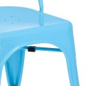 D2.DESIGN Krzesło Paris niebieskie inspirowane Tol ix D2.DESIGN Krzesło Paris niebieskie inspirowane Tol ix